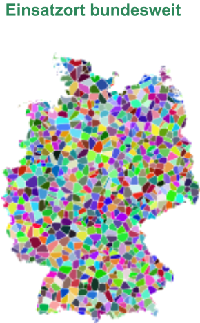 Einsatzort bundesweit